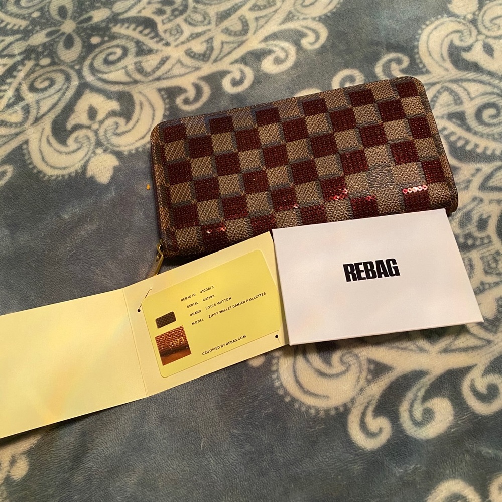 Louis Vuitton Damier Paillettes Sequin wallet - Picture 8 of 8